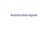Antimicrobial Agents