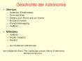 Geschichte der Astronomie PowerPoint PPT Presentation
