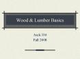 Wood PowerPoint PPT Presentation
