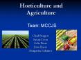 Horticulture and Agriculture PowerPoint PPT Presentation