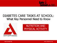 NUTRITION AND PHYSICAL ACTIVITY