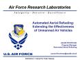 Automated Aerial Refueling: Extending the Effectiveness of Unmanned Air Vehicles PowerPoint PPT Presentation