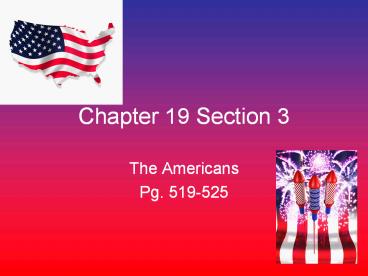 Chapter 19 Section 3