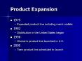 Product Expansion PowerPoint PPT Presentation
