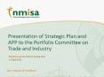 Presentation of Strategic Plan and APP to the Portfolio Committee on Trade and Industry PowerPoint PPT Presentation