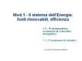 Mod.1 - Il sistema dell'Energia: fonti rinnovabili, efficienza PowerPoint PPT Presentation