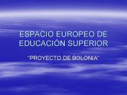 ESPACIO EUROPEO DE EDUCACI