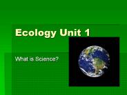 Ecology Unit 1