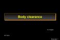 Body clearance PowerPoint PPT Presentation