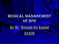 Medical Management of BPH PowerPoint PPT Presentation