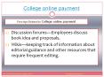 Best solutions for Online payment for college PowerPoint PPT Presentation