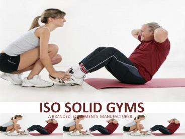 Rehabilitation Equipments in Delhi from ISO Solid Gyms
