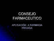 CONSEJO FARMACEUTICO