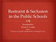 Restraint PowerPoint PPT Presentation
