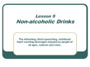 Lesson 9 Non-alcoholic Drinks