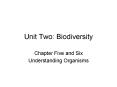Unit Two: Biodiversity PowerPoint PPT Presentation
