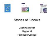 Stories of 3 books