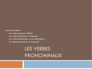 LES VERBES PRONOMINAUX