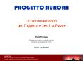 PROGETTO AURORA PowerPoint PPT Presentation