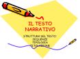 IL TESTO NARRATIVO PowerPoint PPT Presentation