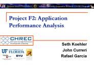 Project F2: Application Performance Analysis