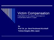 Victim Compensation Presentation for the Lawyers