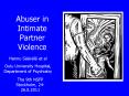 Abuser in Intimate Partner Violence PowerPoint PPT Presentation