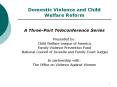 Domestic Violence and Child Welfare Reform PowerPoint PPT Presentation