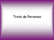 Trata de Personas