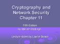 William Stallings, Cryptography and Network Security 5/e PowerPoint PPT Presentation