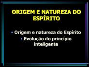 ORIGEM E NATUREZA DO ESP
