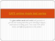 gate online mock test series