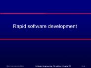 Rapid software development