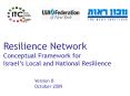 Resilience Network Conceptual Framework for Israel PowerPoint PPT Presentation