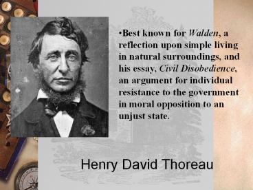 Henry David Thoreau
