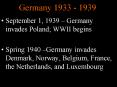 Germany 1933 - 1939 PowerPoint PPT Presentation