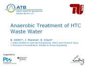 Anaerobic Treatment of HTC Waste Water