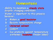 Homeostasis