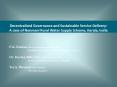 Decentralized Governance and Sustainable Service Delivery: A case of Nenmeni Rural Water Supply Scheme, Kerala, India PowerPoint PPT Presentation