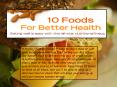 10 Foods to Better Health PowerPoint PPT Presentation