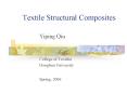Textile Structural Composites PowerPoint PPT Presentation