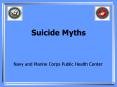 Suicide Myths PowerPoint PPT Presentation
