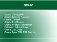 Oracle Certification
