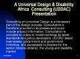 A Universal Design PowerPoint PPT Presentation