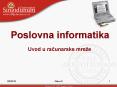 Poslovna informatika PowerPoint PPT Presentation