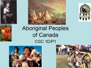 Aboriginal Peoples of Canada