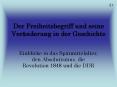 Der Freiheitsbegriff und seine Ver PowerPoint PPT Presentation