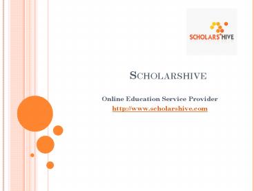 Scholarshive-High School and GCSE Academics Service Provider