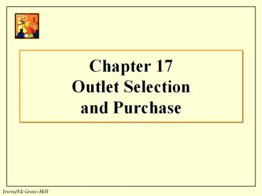 Chapter 17 Outlet Selection and Purchase