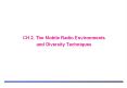 CH%202.%20The%20Mobile%20Radio%20Environments%20and%20Diversity%20Techniques PowerPoint PPT Presentation